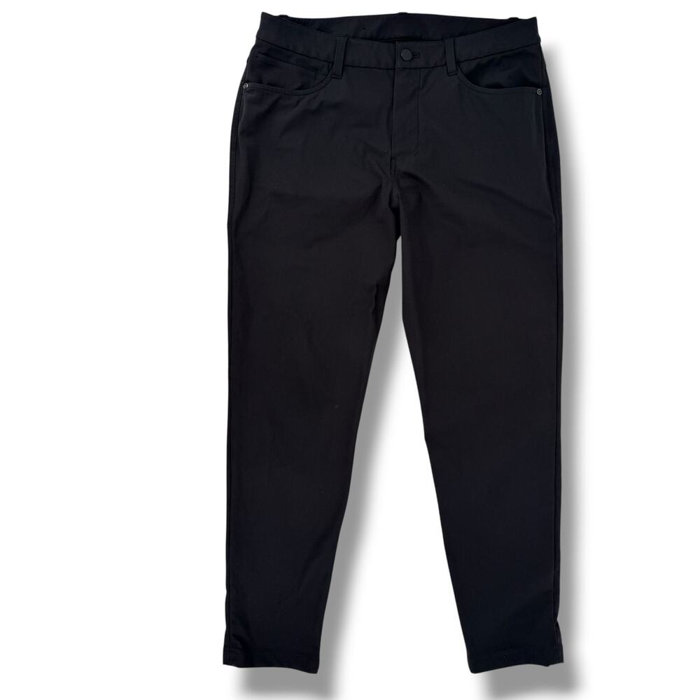 Lululemon ABC Trouser Pants Classic Fit Warpstreme Black Mens Size 31x28